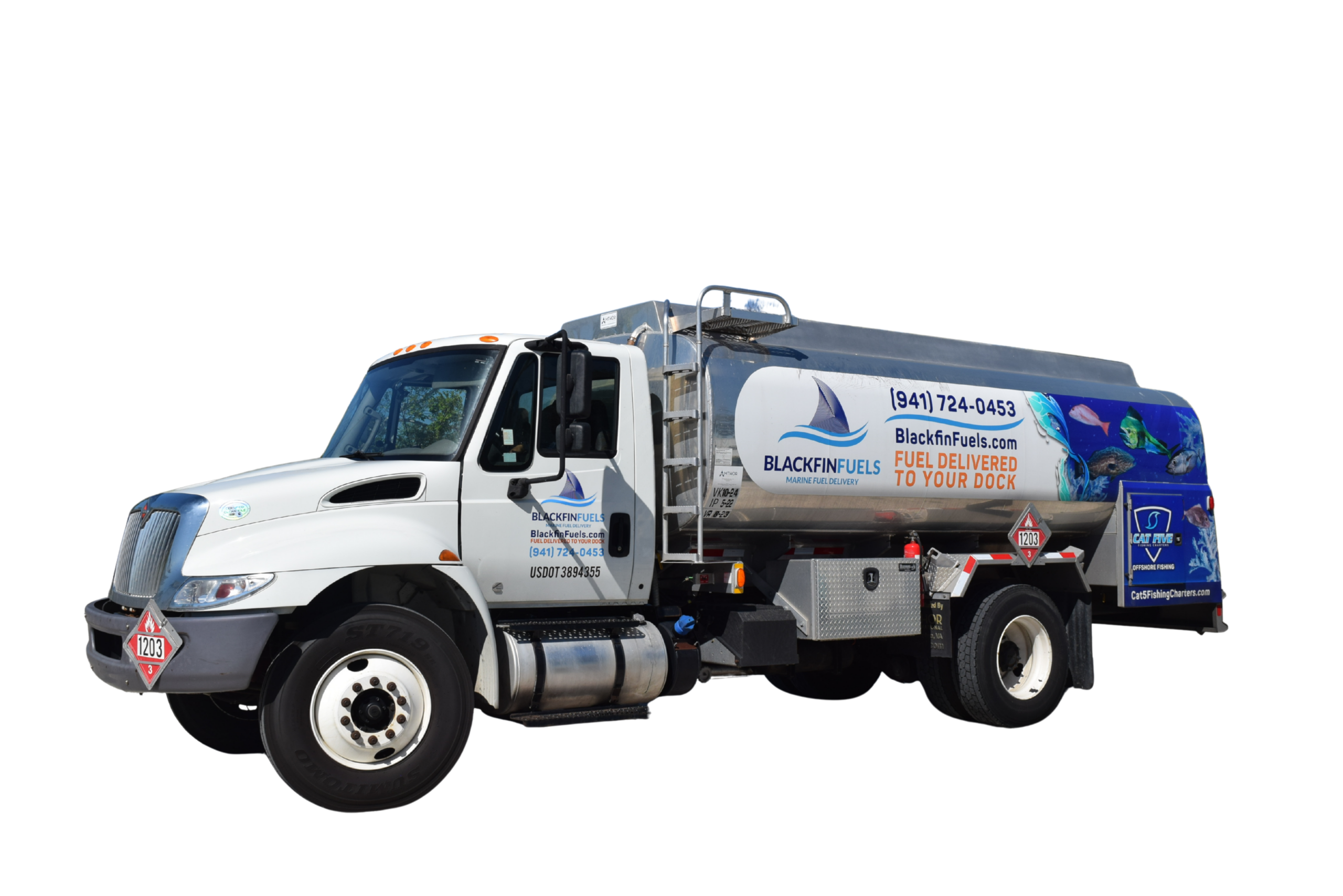 Blackfin Fuels delivery truck