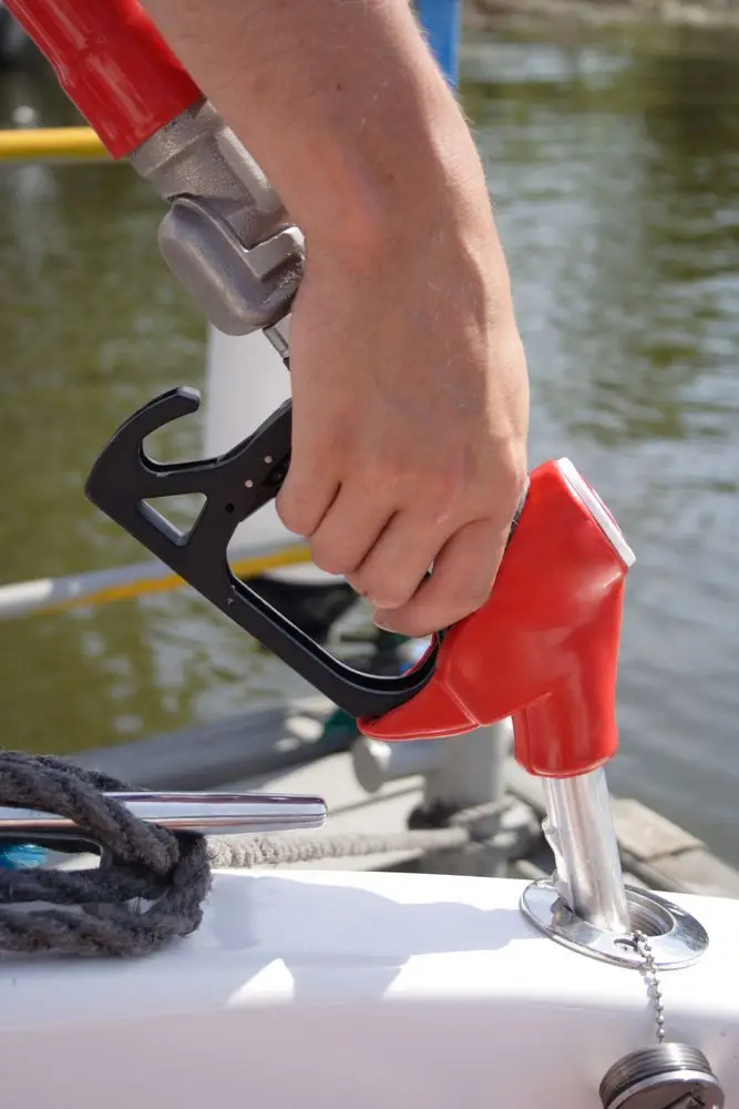 Fueling a boat directly at the dock